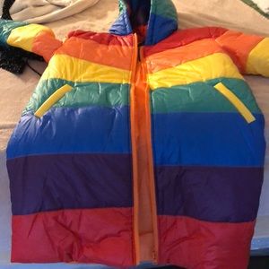 rainbow finesse cropped jacket